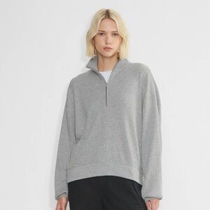 Tna Quarter Zip Waffle Knit Sweater